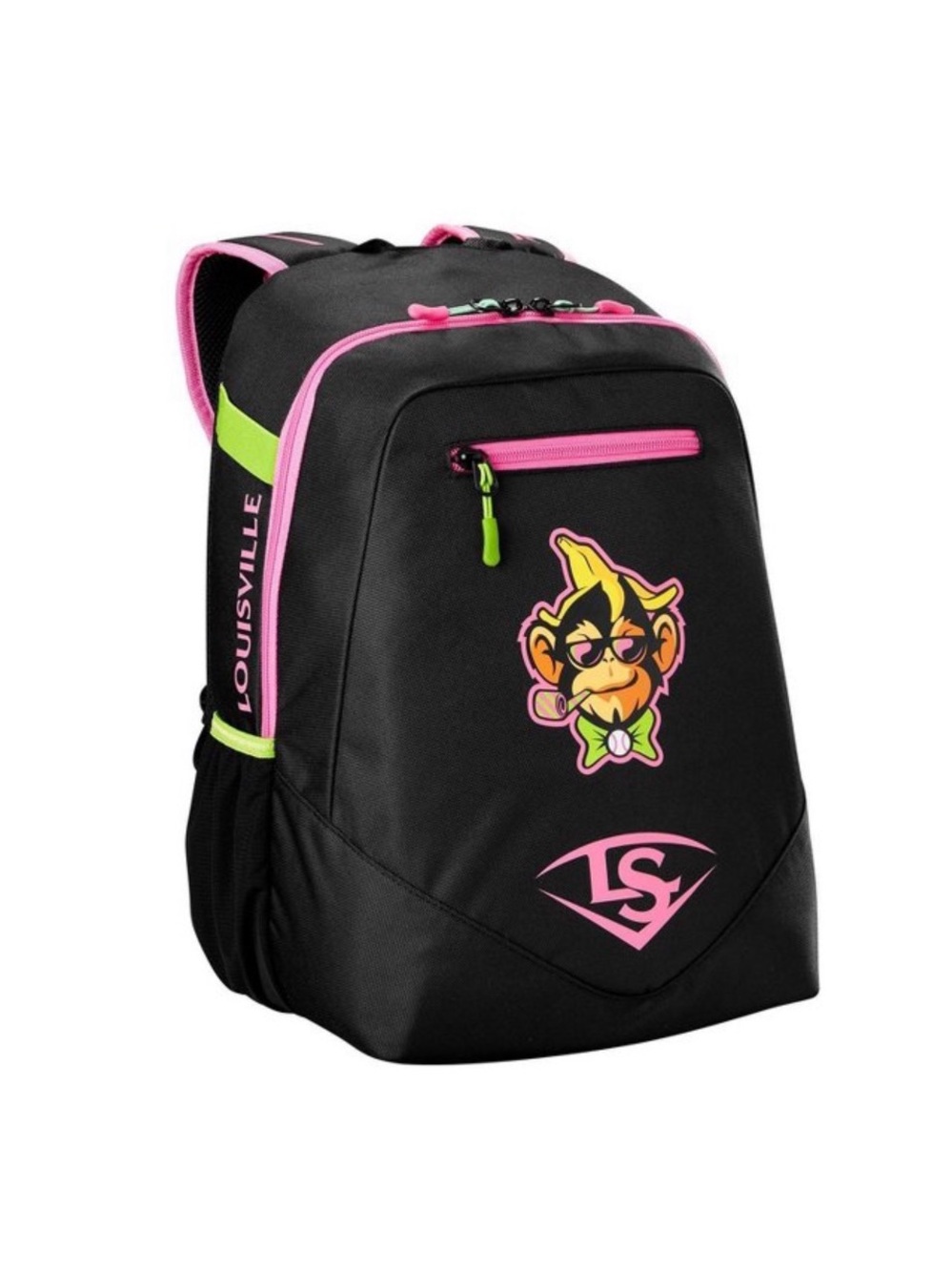 NWT! Louisville Slugger Party Animals Baseball/Softball Equipment Backpack Bag